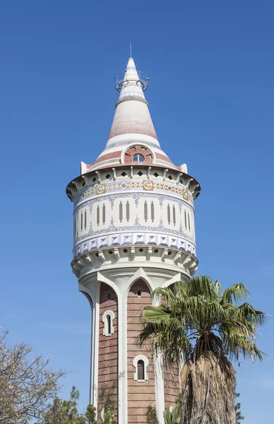 Modernist tower in Barcelona — Stock Photo, Image