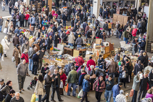 Блошиный рынок, Els Encants Vells, Барселона
.