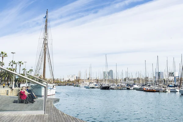 Port Vell, Barcelona — Fotografia de Stock