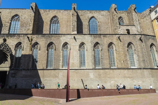 Kościoła Santa maria del mar w Barcelonie — Zdjęcie stockowe