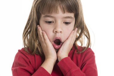 sürpriz küçük kız