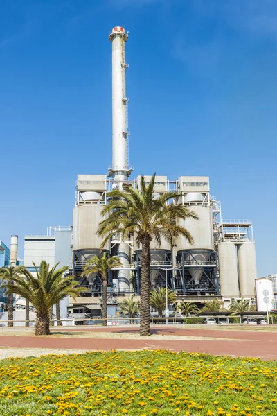 Incinerator plant in Barcelona — Stock Photo, Image