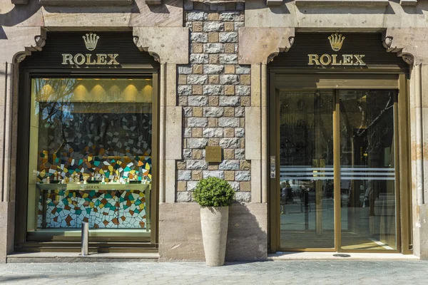 Negozio Rolex, Barcellona — Foto Stock