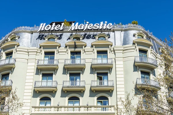 Majestätisches hotel, barcelona — Stockfoto