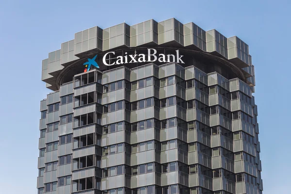 CaixaBank székhelyén, Barcelona — Stock Fotó