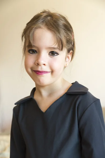 Little girl portrait makeup — Stock Photo, Image
