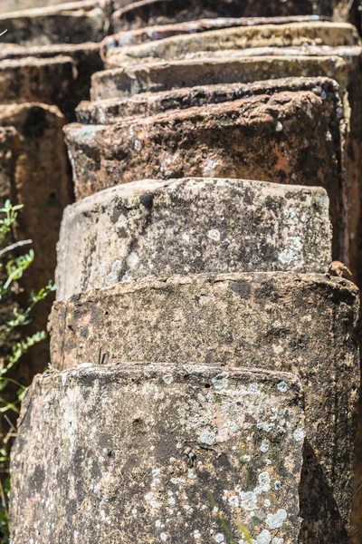 Old tiles abandoned — Stock Photo, Image