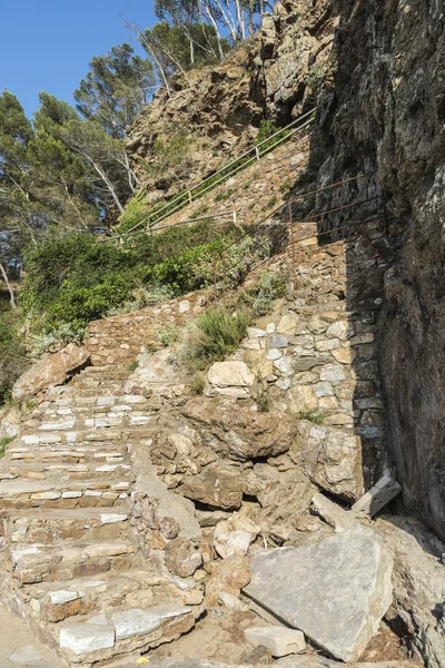 Cliffs on the Costa Brava, Spain — Stock Photo, Image