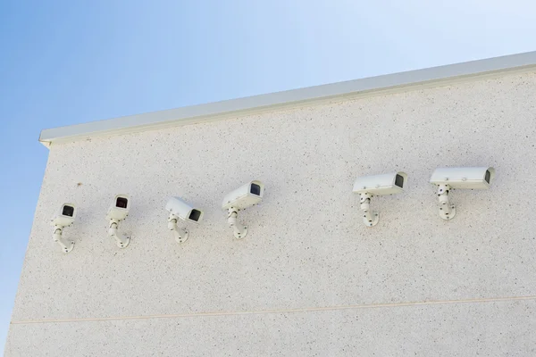 Six surveillance cameras — Stock Photo, Image