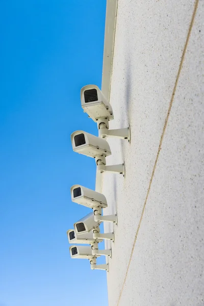 Six surveillance cameras — Stock Photo, Image