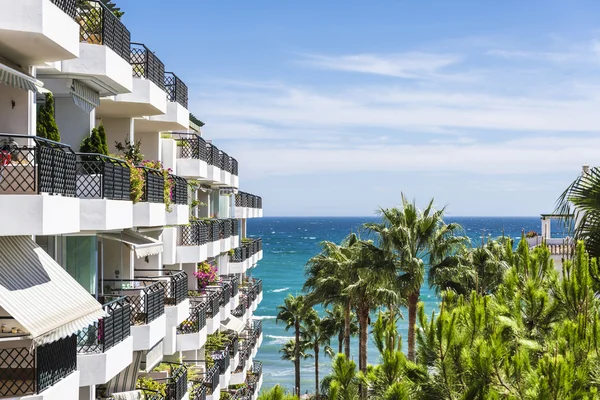 Apartamentos na Costa del Sol, Espanha — Fotografia de Stock