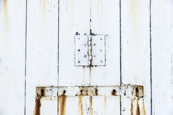 古い白い木製のドア — ストック写真