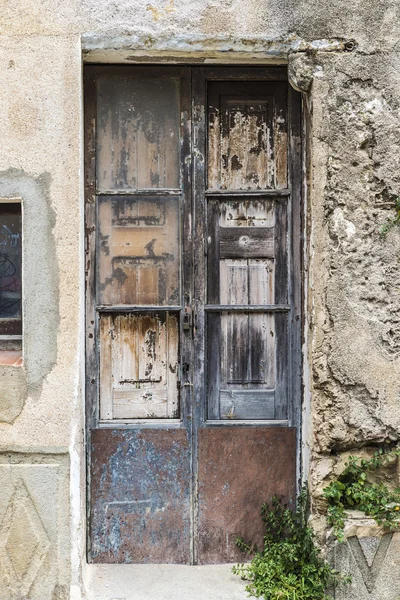 Eski ahşap kapı — Stok fotoğraf