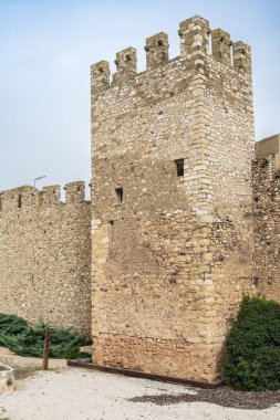 Montblanc, Tarragona, Katalonya, İspanya 'nın müstahkem surları.