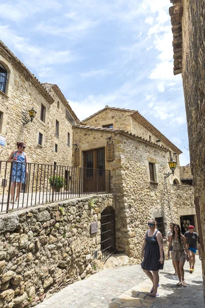 Calle Medieval en Cataluña — Foto de Stock