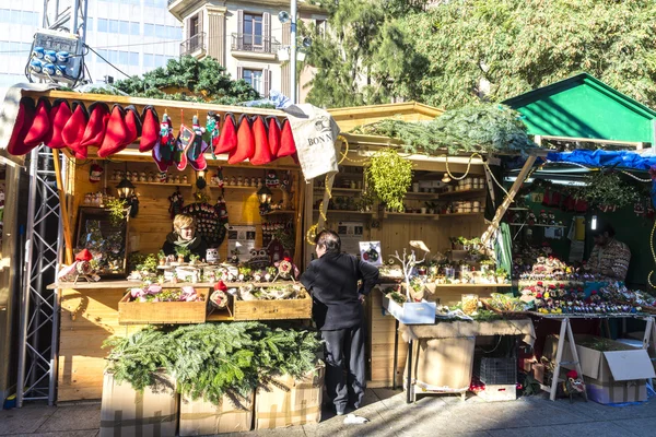 Santa Llucia Fair, Barcelona — Stock Photo, Image