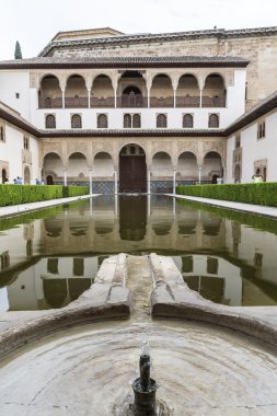 Generalife bahçeleri, Alhambra, Granada, İspanya