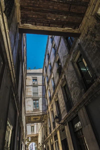 Ulice starého města Barcelona — Stock fotografie