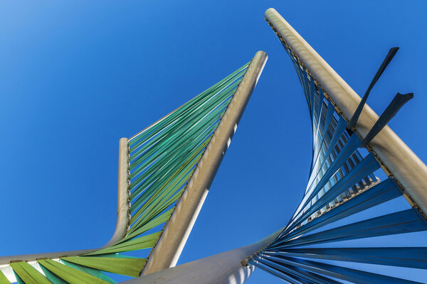 Spiral sculpture in Barcelona