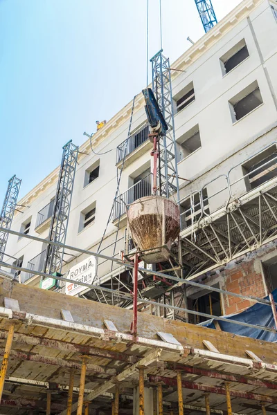 Construction of a building, Barcelona — Stock Photo, Image