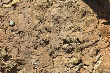 Çamur ve taş duvar