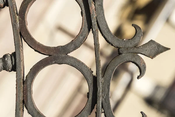 Wrought iron railing — Stock Photo, Image