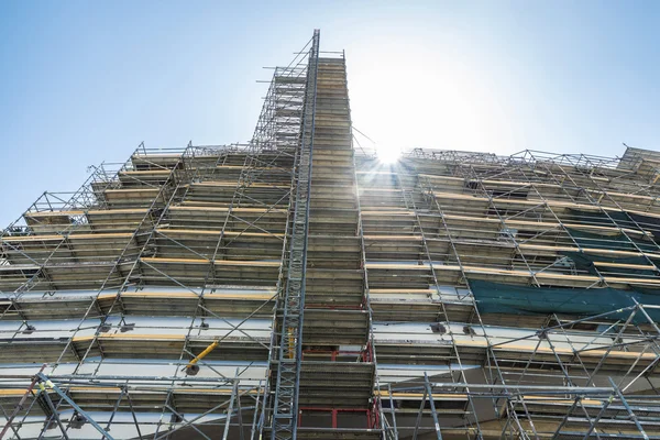 Great structure of scaffolding — Stock Photo, Image