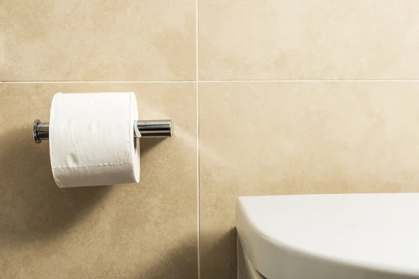 Wit toiletpapier — Stockfoto