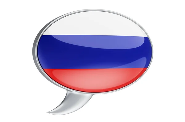 러시아 국기가 배경에 렌더링 — 스톡 사진