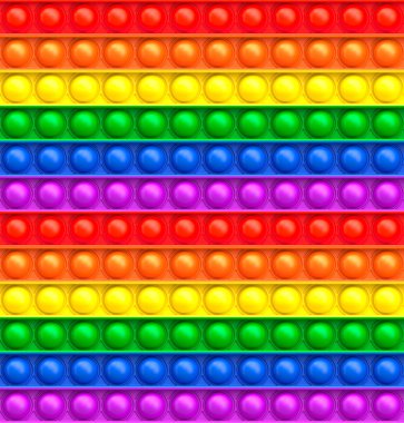 Renkli Duyusal Stres Köpük Oyuncağı 'nın geçmişi. 3B görüntüleme