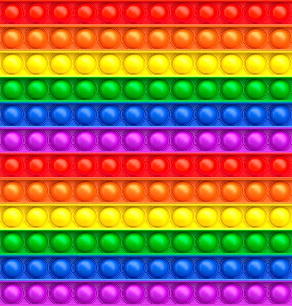 Latar Belakang Dari Colored Sensory Stress Bubble Toy Perender — Stok Foto