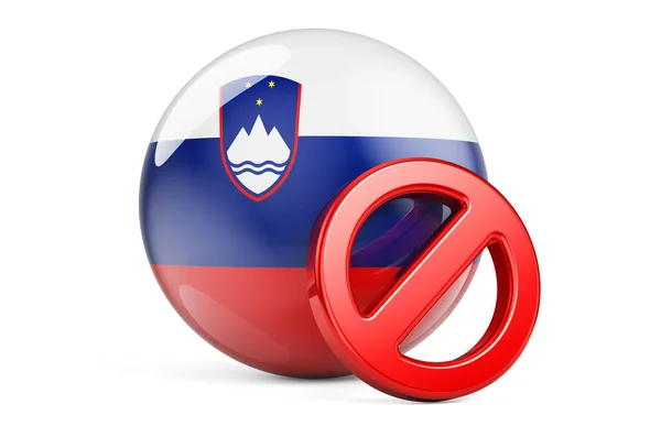 슬로베니아 국기로 슬로베니아 개념의 배경에 렌더링 — 스톡 사진