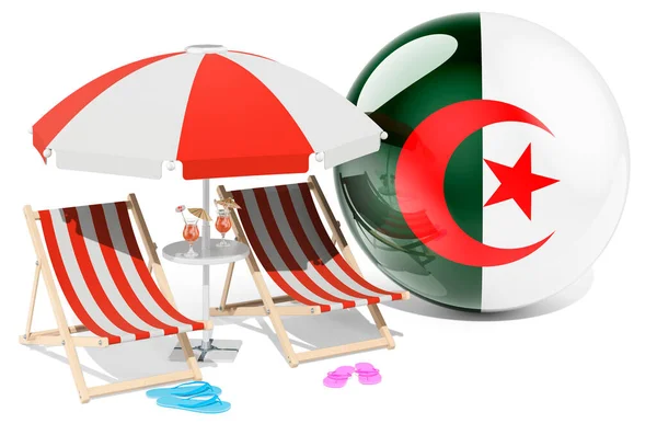Località Algerine Algeria Vacanze Tour Pacchetti Viaggio Concetto Rendering Isolato — Foto Stock