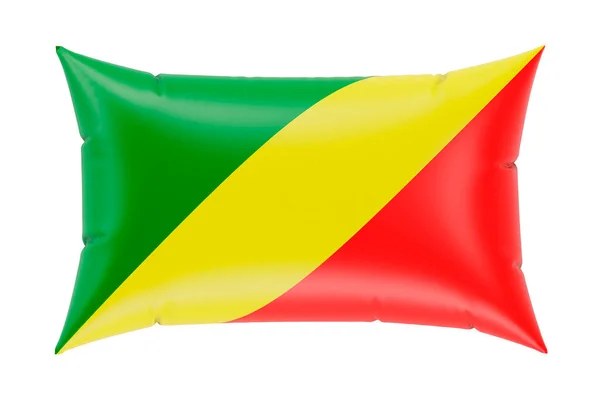 콩고인 깃발을 사용하는 배경에 렌더링 — 스톡 사진