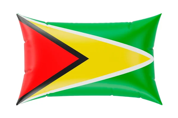 Almohada Con Bandera Guyana Representación Aislada Sobre Fondo Blanco —  Fotos de Stock