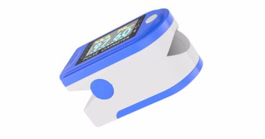 Taşınabilir nabız oksimetrisi, nabız oksimetresi parmak döndürme animasyonu sorunsuz bir şekilde çevrilebilir. Şeffaf arkaplanda 3B görüntüleme izole edildi