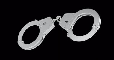 Metal kelepçe döndürme animasyonu kusursuz bir şekilde çevrilebilir. Şeffaf arkaplanda 3B görüntüleme izole edildi