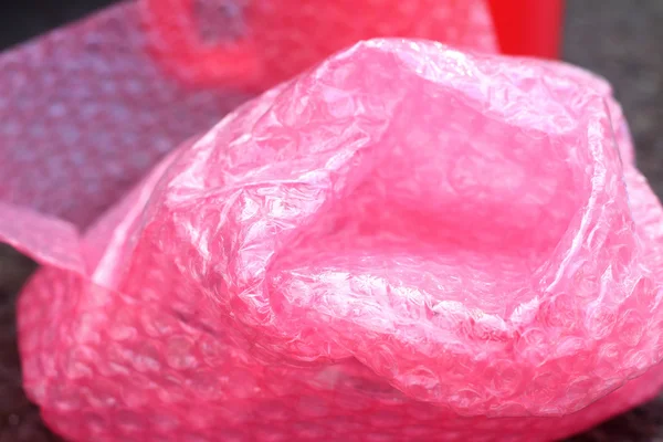 Plastica antiurto rosa per la protezione dagli urti . — Foto Stock