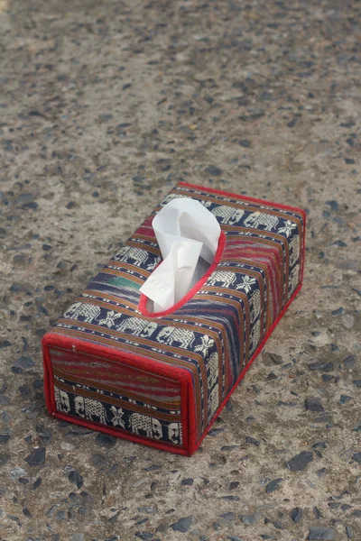 Caja de tejido Elefante es el símbolo de Tailandia . — Foto de Stock