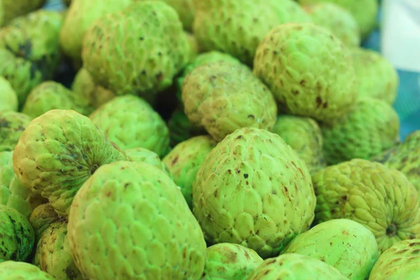 Sugar apple on the table in the market — Stock Photo, Image