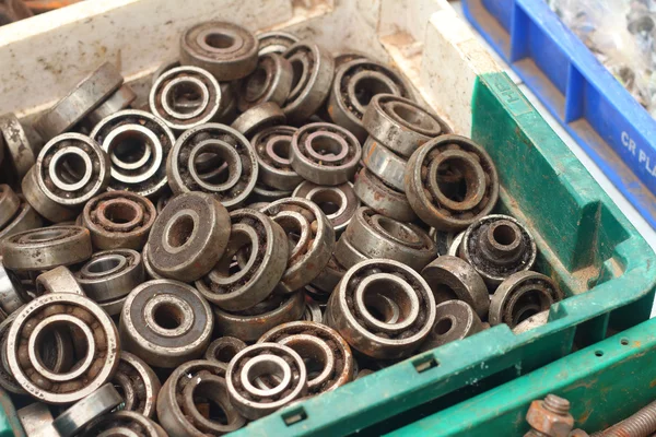 A set of real used stainless spanners — Stock Photo, Image