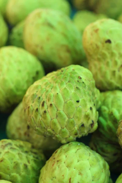 Sugar apple on the table in the market — Stock Photo, Image