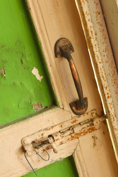 Een staal van deurknop zijn vergrendeld — Stockfoto