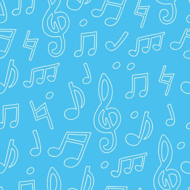 Nota sorunsuz vektör desen