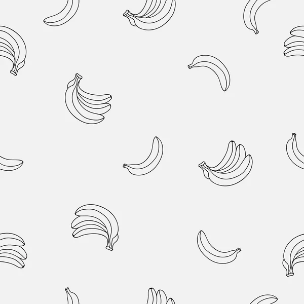 Seamless vector pattern of bananas — Stock Vector