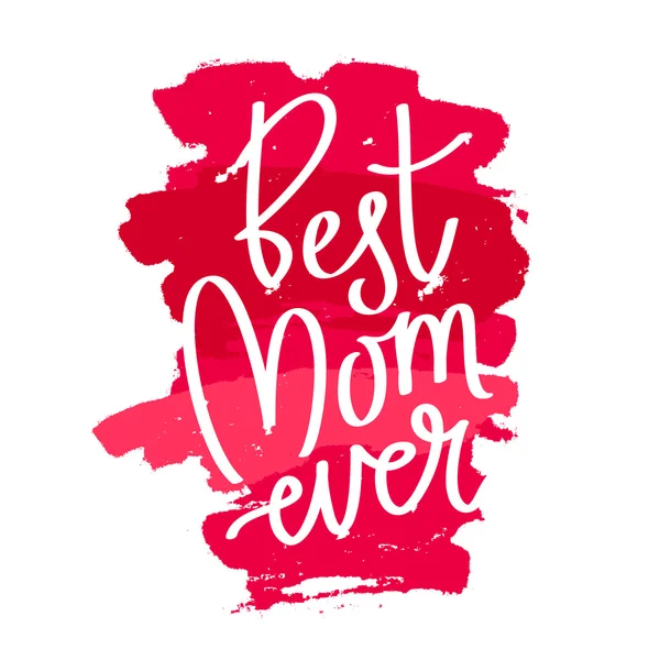 Zitat "beste Mama aller Zeiten." — Stockvektor