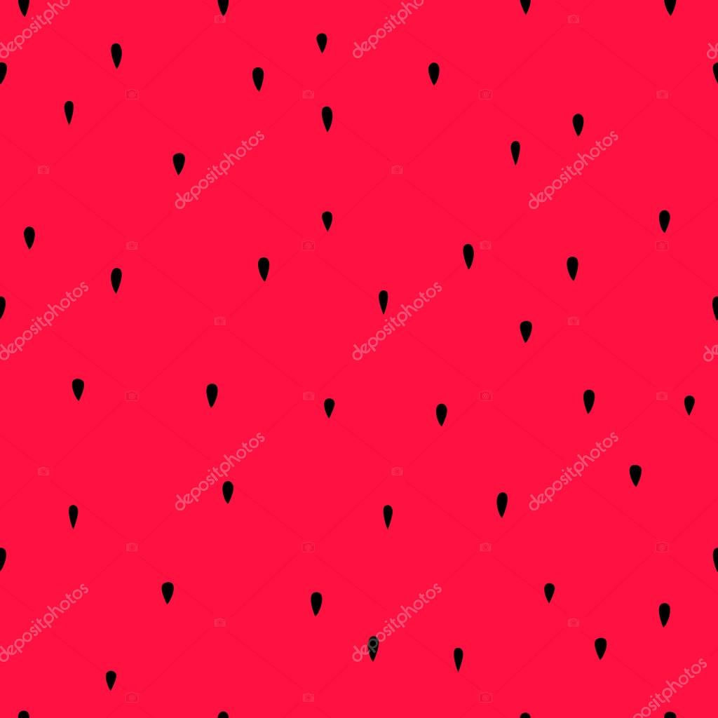 スイカの果肉の種子とのシームレスなベクトル パターン ストックベクター C Chekat