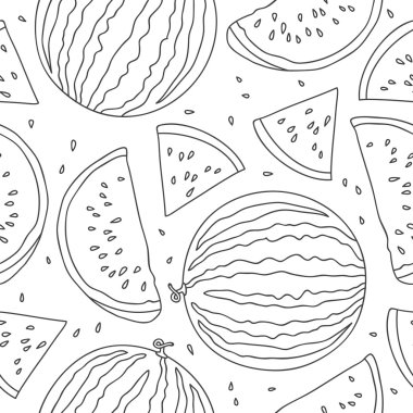 Sorunsuz vektör desen karpuz