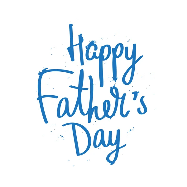 Feliz Día del Padre. Caligrafía . — Vector de stock