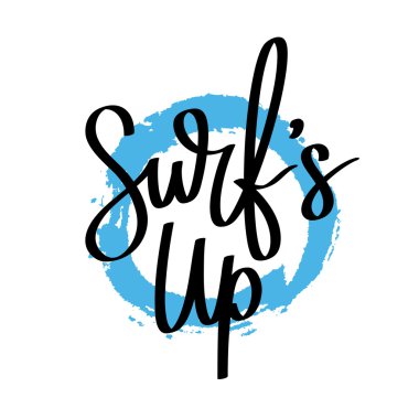 Sörf yukarı alıntı. Moda hat.